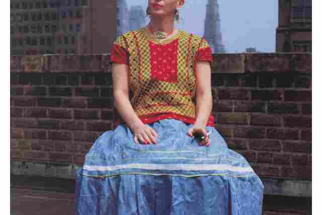 Frida in New York, 1946.